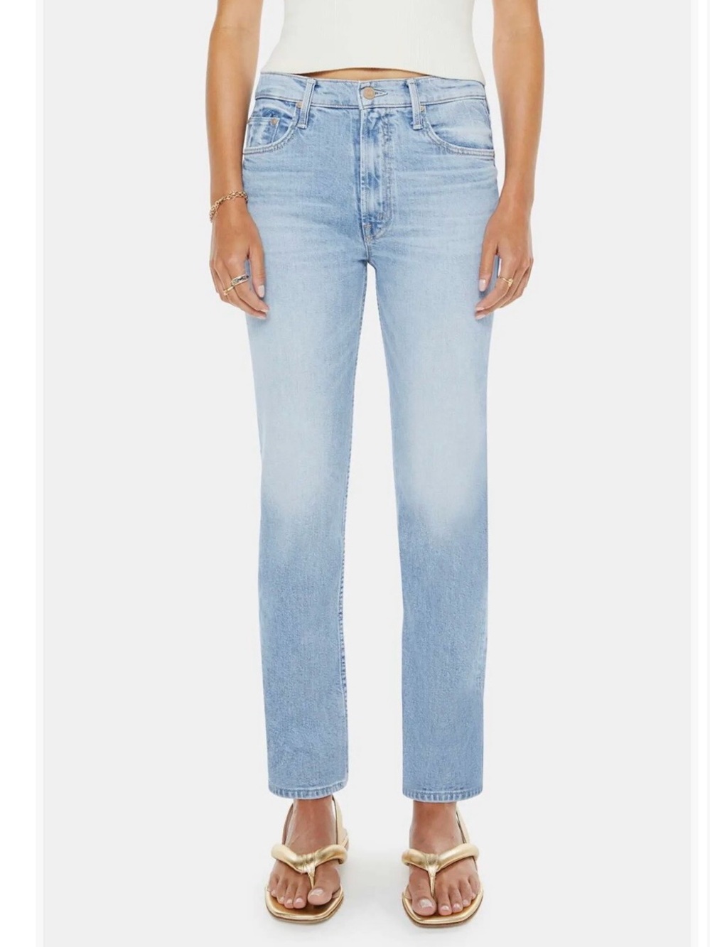 MOTHER The Rider Hover Slim Straight Leg Jeans Size 27